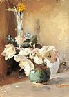 Carl Larsson Roses De Noel painting